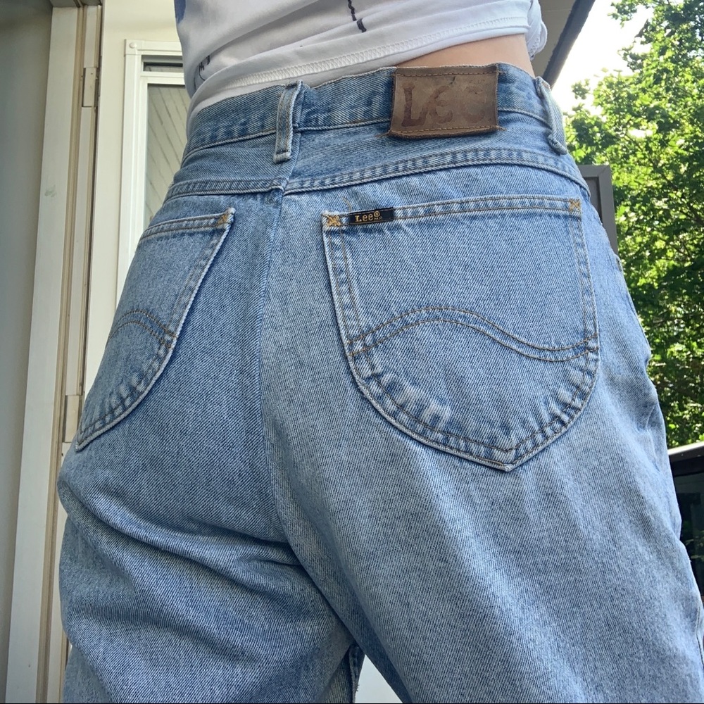 M-L | Vintage reworked Lee jeans baggy denim